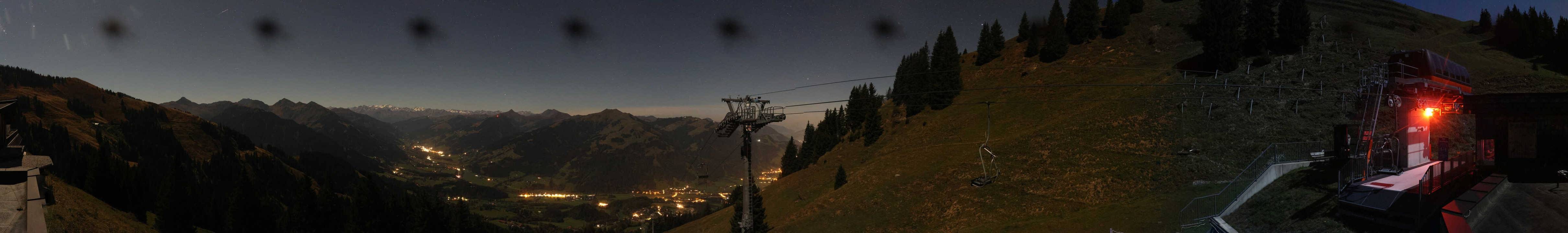 Archiv Foto Webcam Blick von der Bichlalm über Kitzbühel