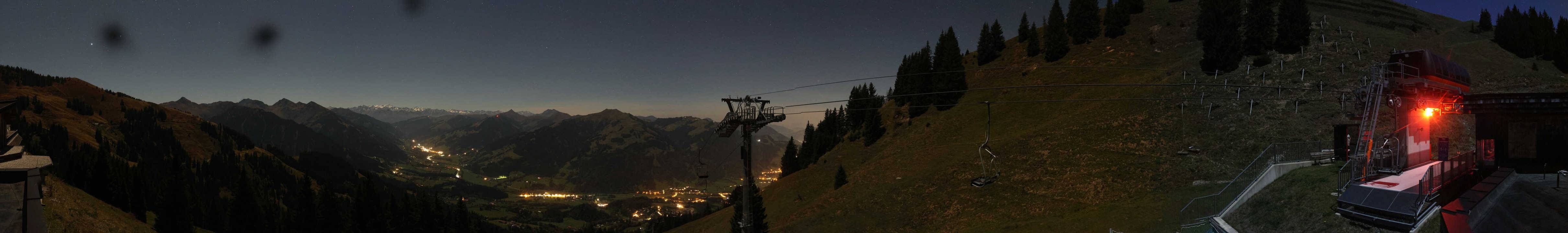 Archiv Foto Webcam Blick von der Bichlalm über Kitzbühel