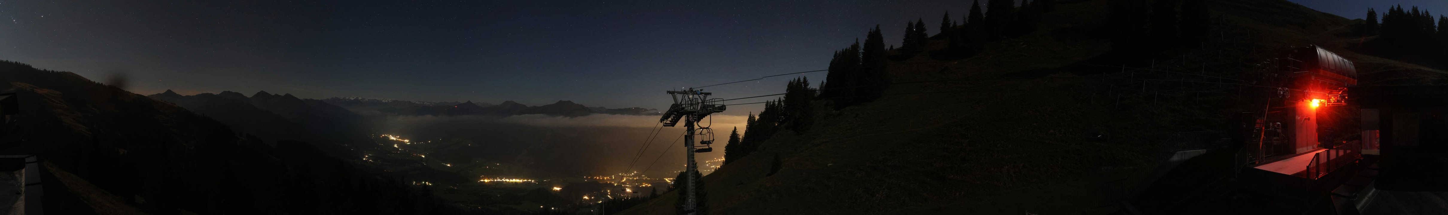 Archiv Foto Webcam Blick von der Bichlalm über Kitzbühel