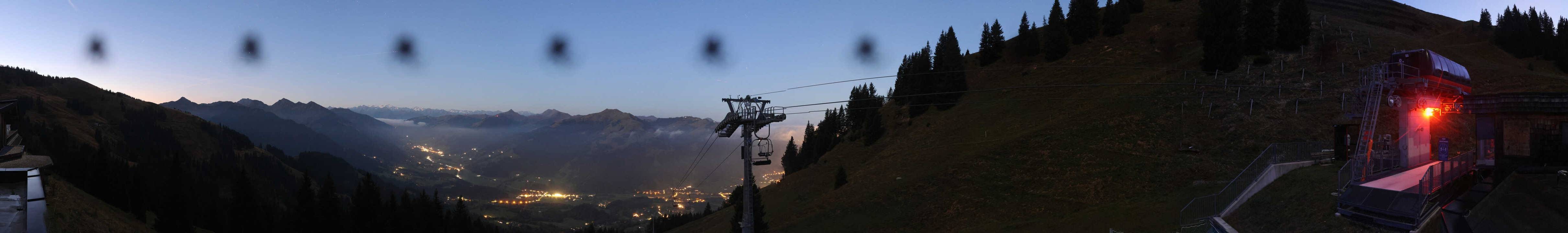 Archiv Foto Webcam Blick von der Bichlalm über Kitzbühel