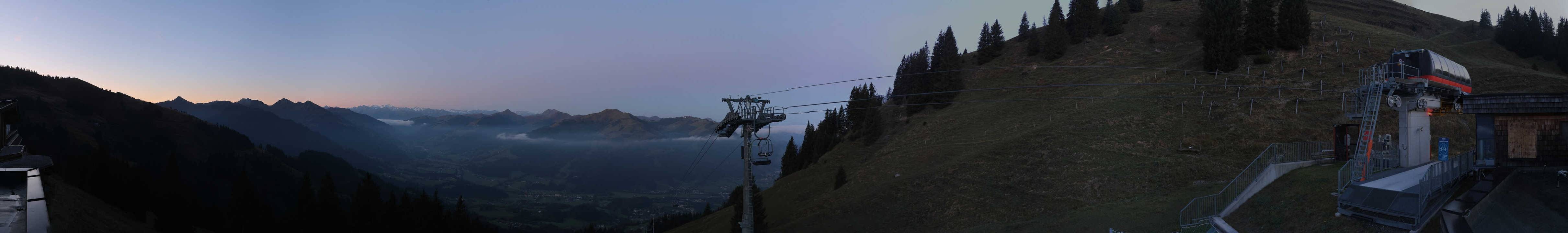 Archiv Foto Webcam Blick von der Bichlalm über Kitzbühel
