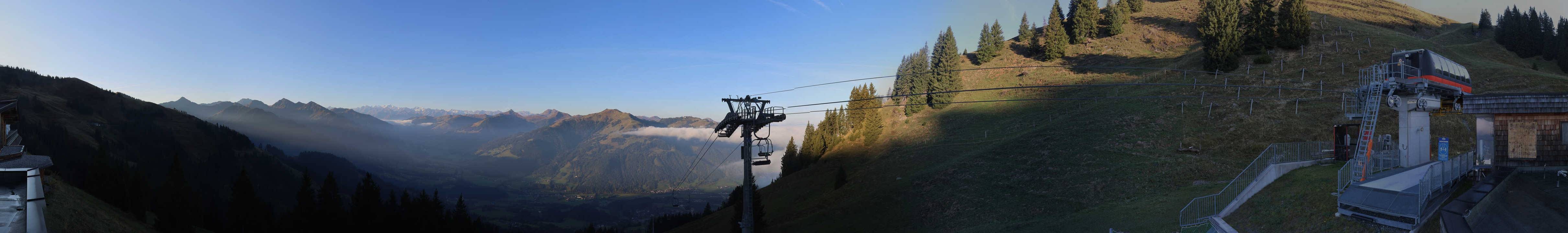 Archiv Foto Webcam Blick von der Bichlalm über Kitzbühel