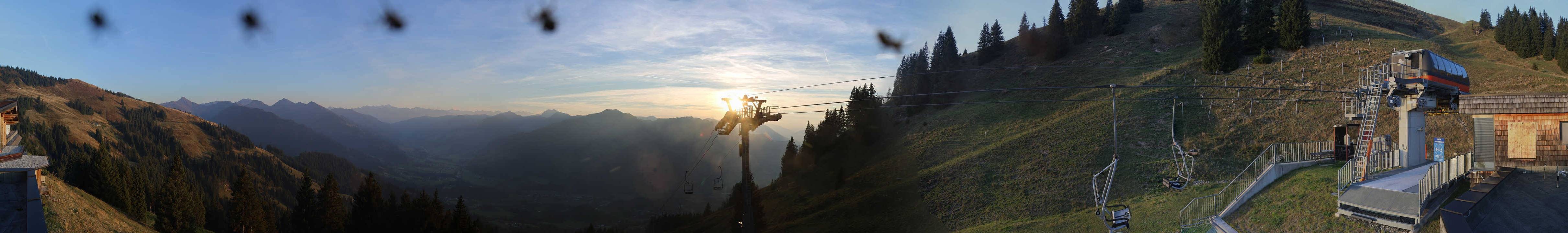 Archiv Foto Webcam Blick von der Bichlalm über Kitzbühel