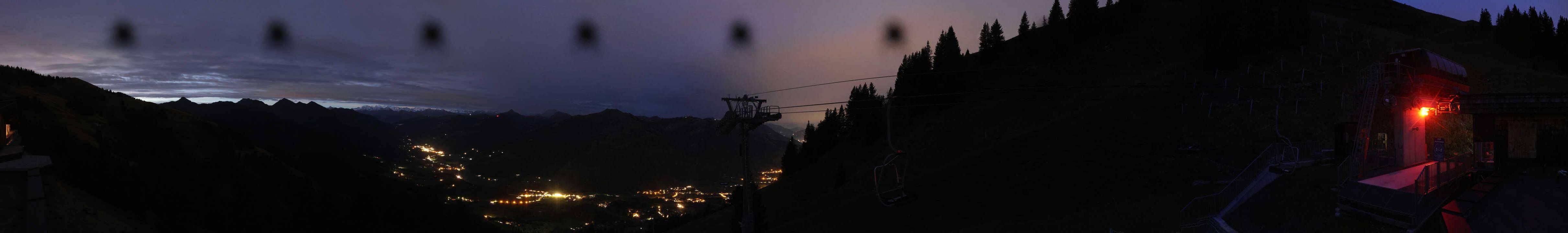 Archiv Foto Webcam Blick von der Bichlalm über Kitzbühel