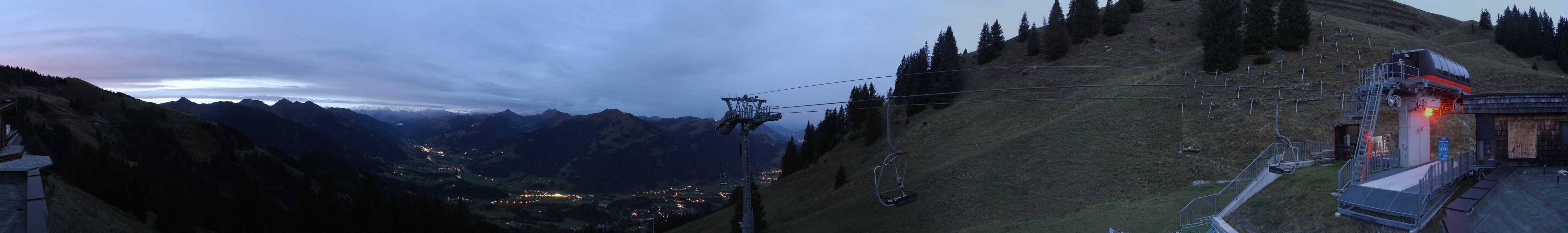 Archiv Foto Webcam Blick von der Bichlalm über Kitzbühel