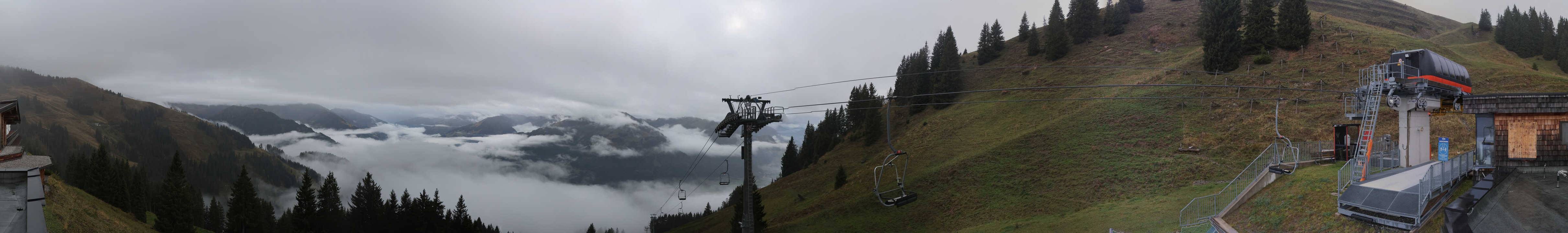 Archiv Foto Webcam Blick von der Bichlalm über Kitzbühel