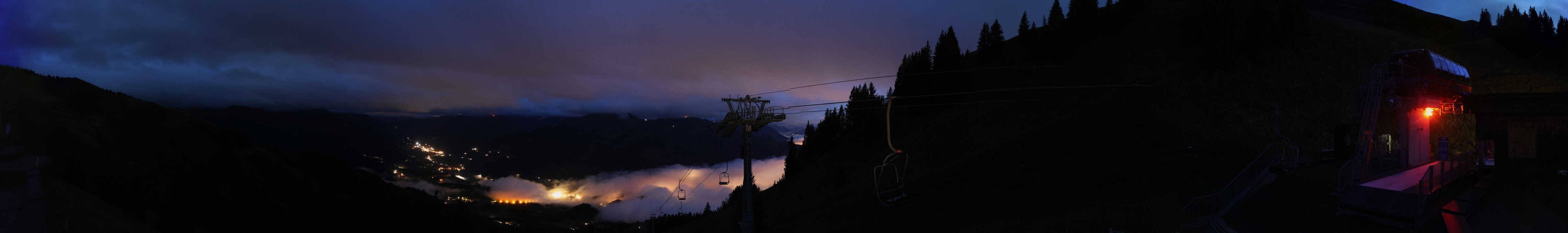 Archiv Foto Webcam Blick von der Bichlalm über Kitzbühel