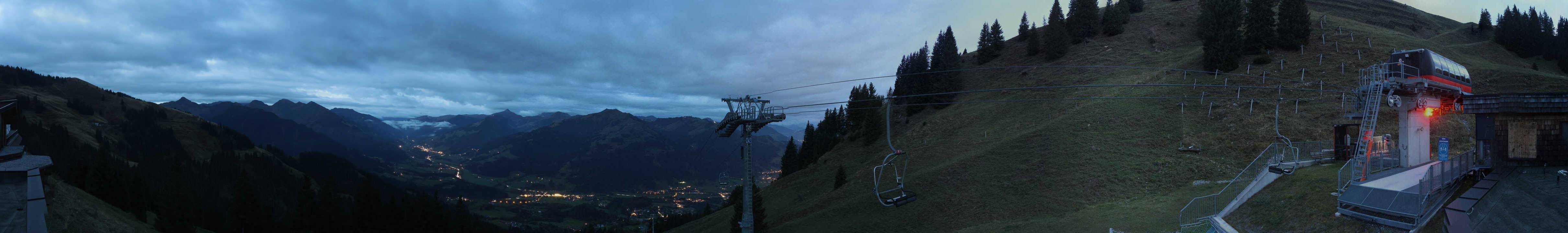 Archiv Foto Webcam Blick von der Bichlalm über Kitzbühel
