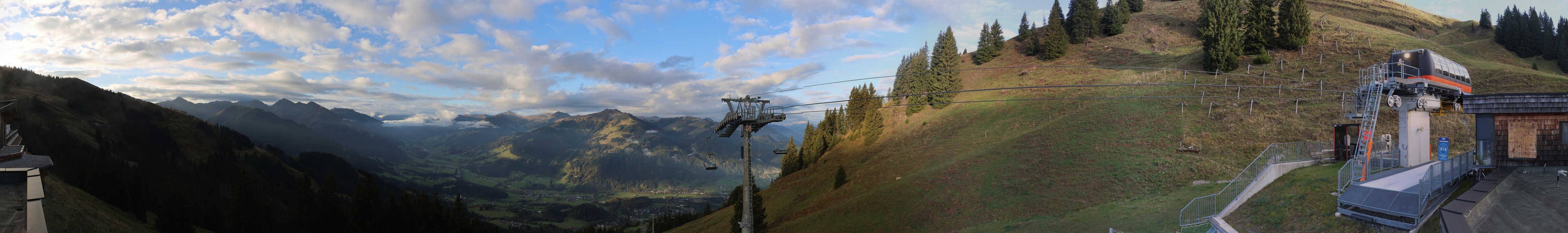 Archiv Foto Webcam Blick von der Bichlalm über Kitzbühel