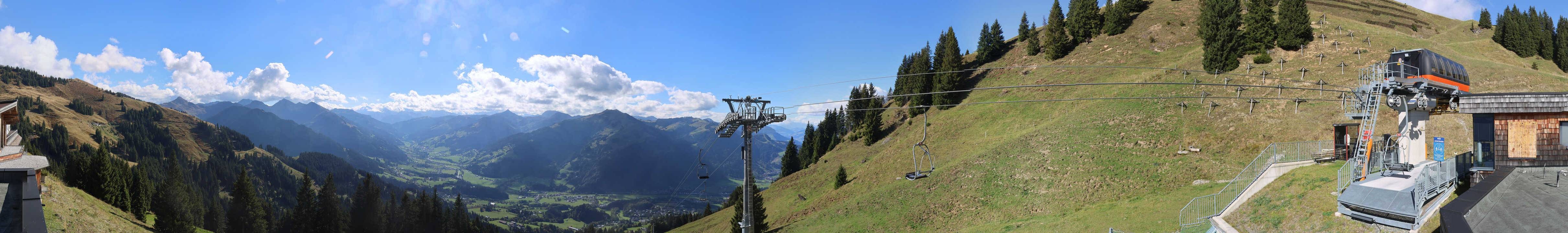 Archiv Foto Webcam Blick von der Bichlalm über Kitzbühel