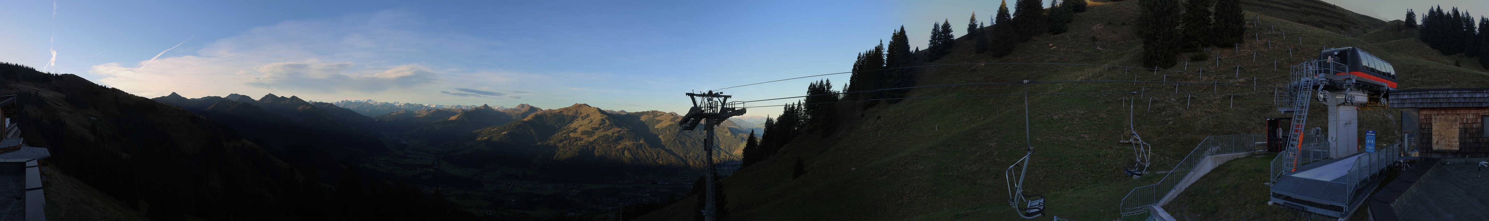 Archiv Foto Webcam Blick von der Bichlalm über Kitzbühel