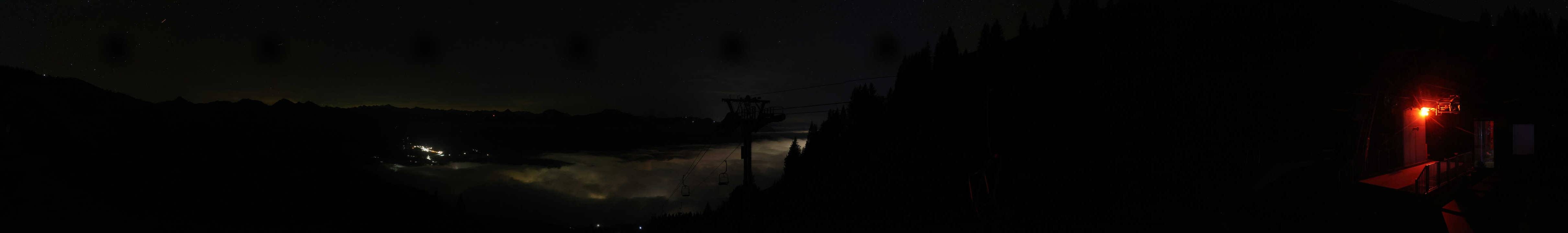 Archiv Foto Webcam Blick von der Bichlalm über Kitzbühel