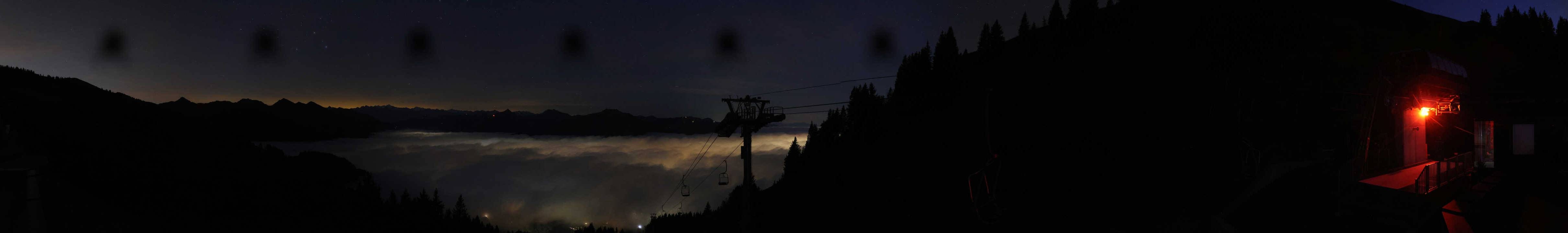 Archiv Foto Webcam Blick von der Bichlalm über Kitzbühel