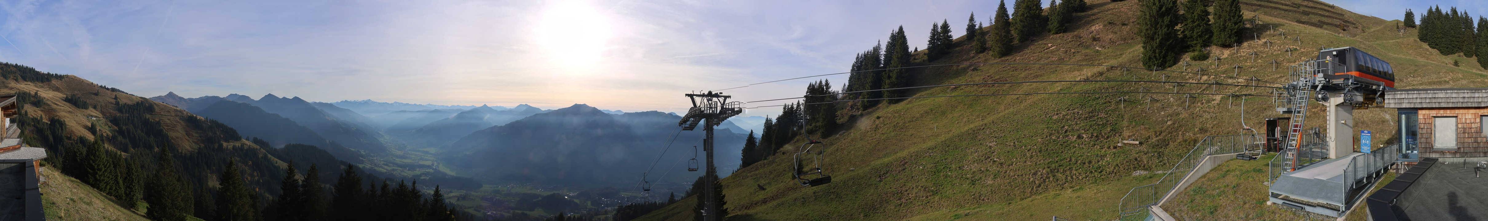 Archiv Foto Webcam Blick von der Bichlalm über Kitzbühel
