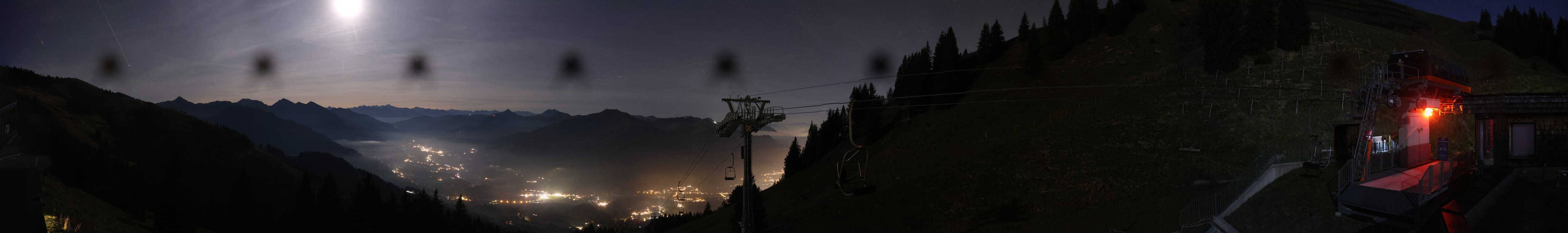 Archiv Foto Webcam Blick von der Bichlalm über Kitzbühel