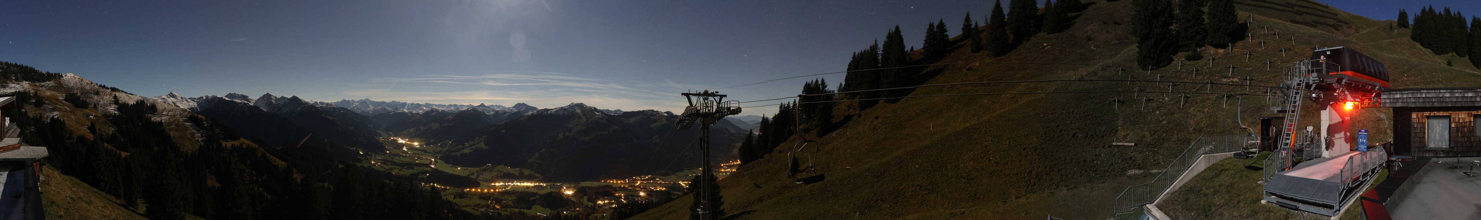 Archiv Foto Webcam Blick von der Bichlalm über Kitzbühel