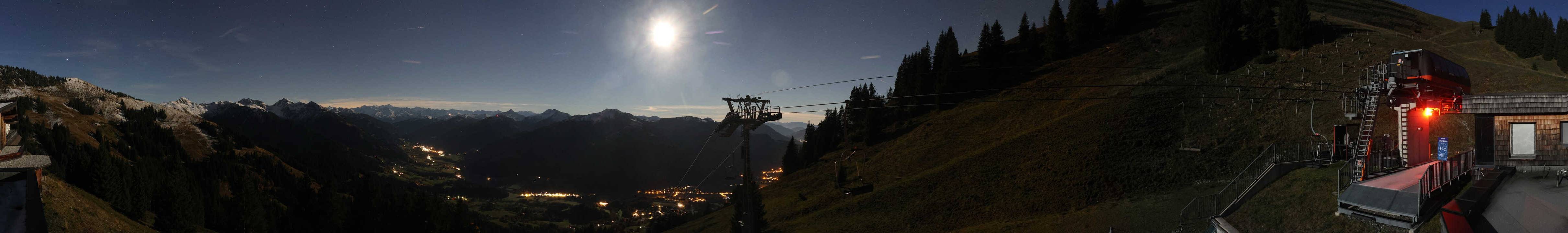 Archiv Foto Webcam Blick von der Bichlalm über Kitzbühel
