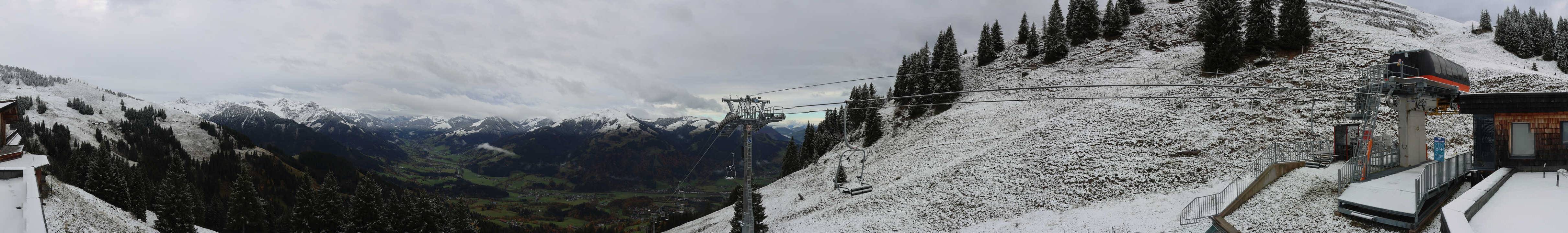 Archiv Foto Webcam Blick von der Bichlalm über Kitzbühel