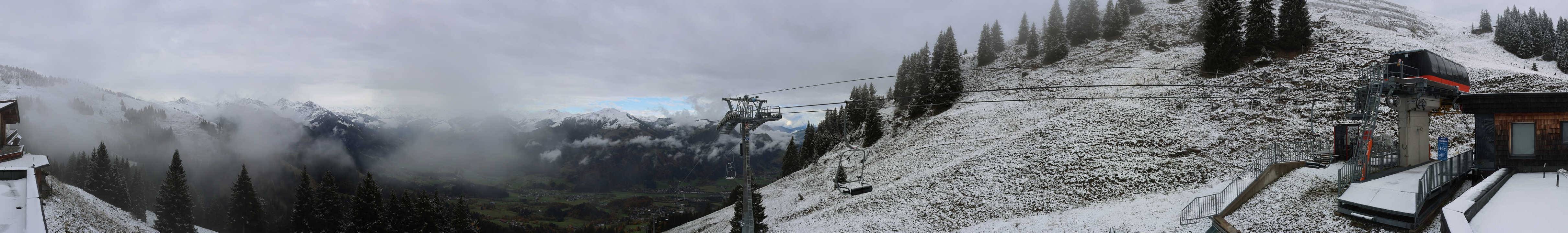 Archiv Foto Webcam Blick von der Bichlalm über Kitzbühel