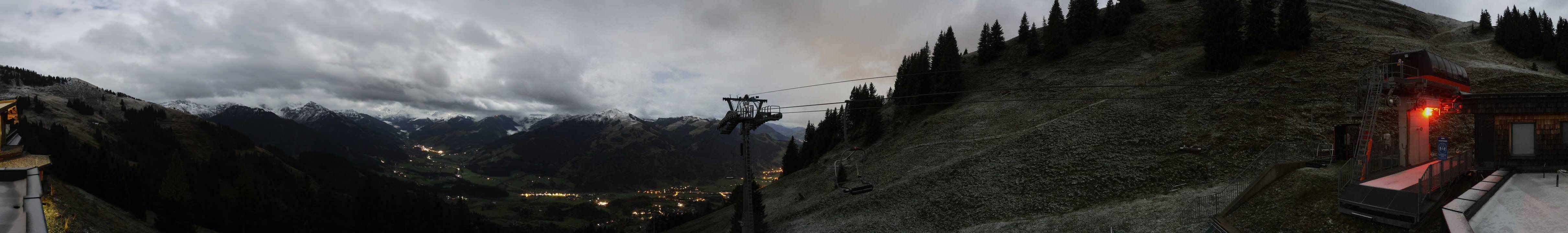 Archiv Foto Webcam Blick von der Bichlalm über Kitzbühel