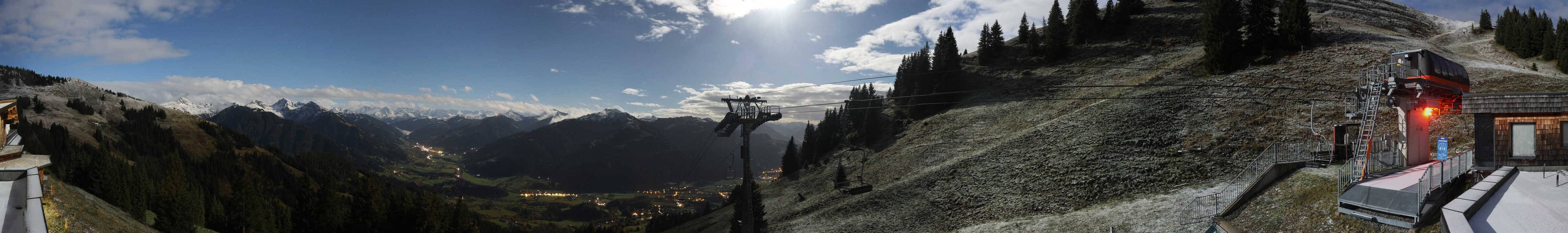 Archiv Foto Webcam Blick von der Bichlalm über Kitzbühel