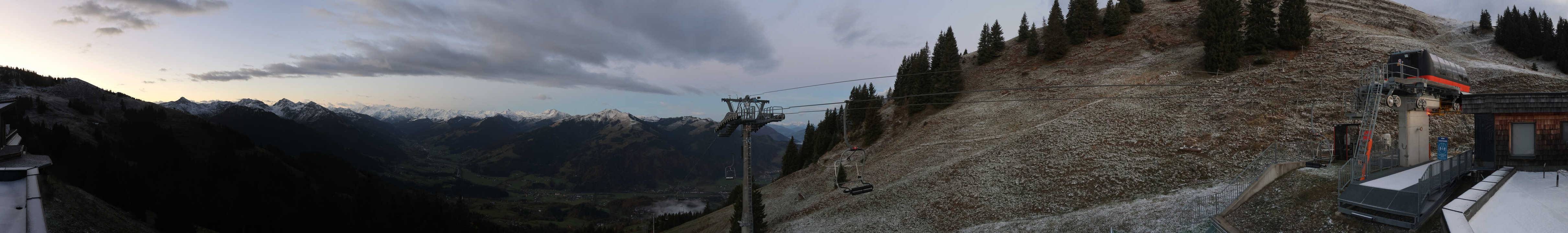 Archiv Foto Webcam Blick von der Bichlalm über Kitzbühel