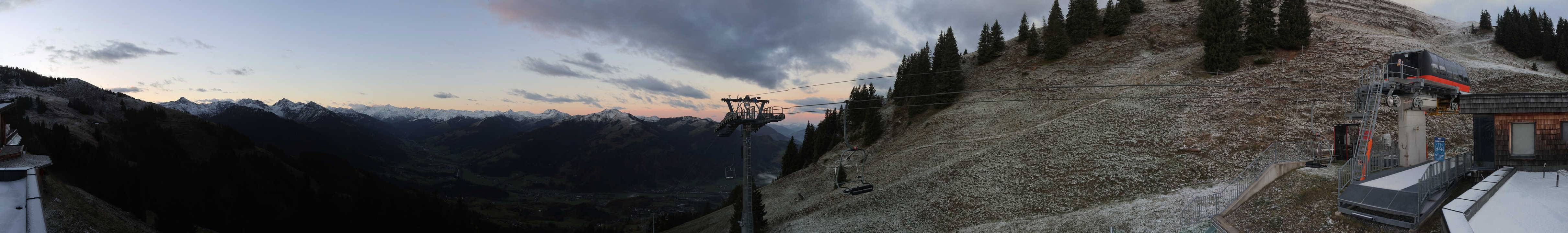 Archiv Foto Webcam Blick von der Bichlalm über Kitzbühel
