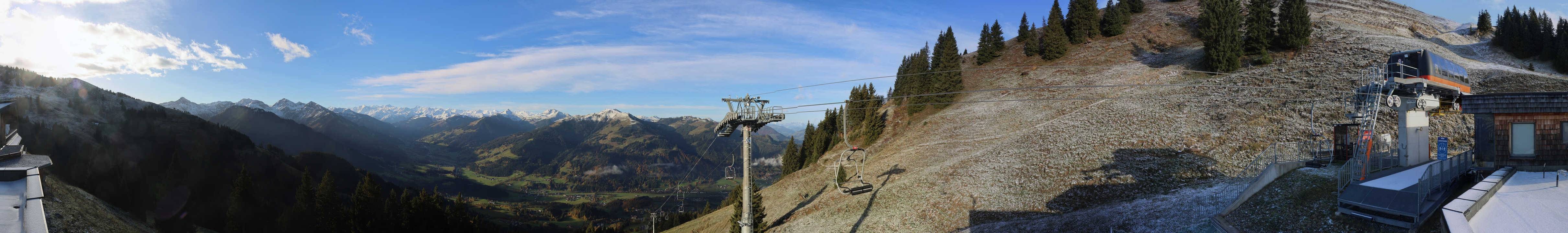 Archiv Foto Webcam Blick von der Bichlalm über Kitzbühel