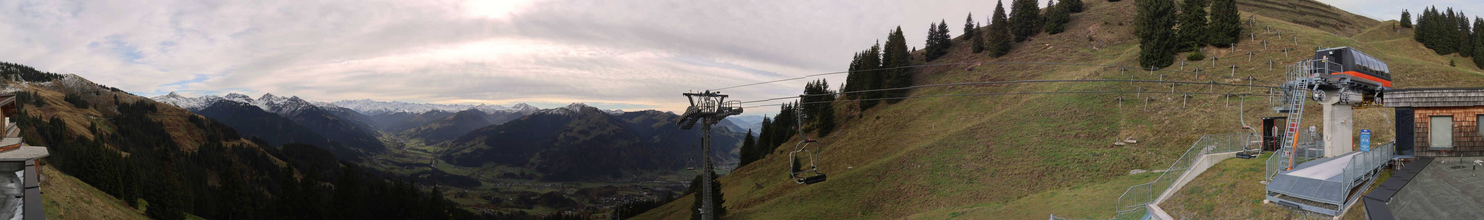 Archiv Foto Webcam Blick von der Bichlalm über Kitzbühel