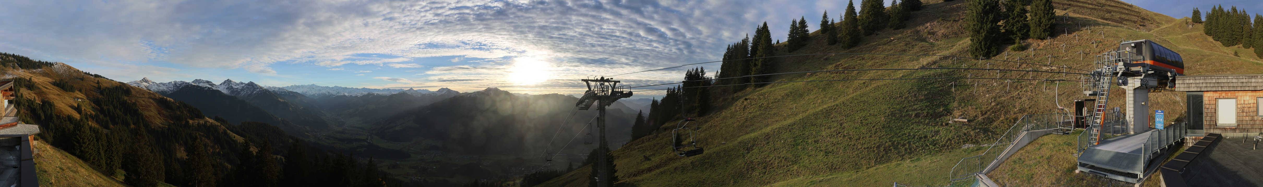 Archiv Foto Webcam Blick von der Bichlalm über Kitzbühel