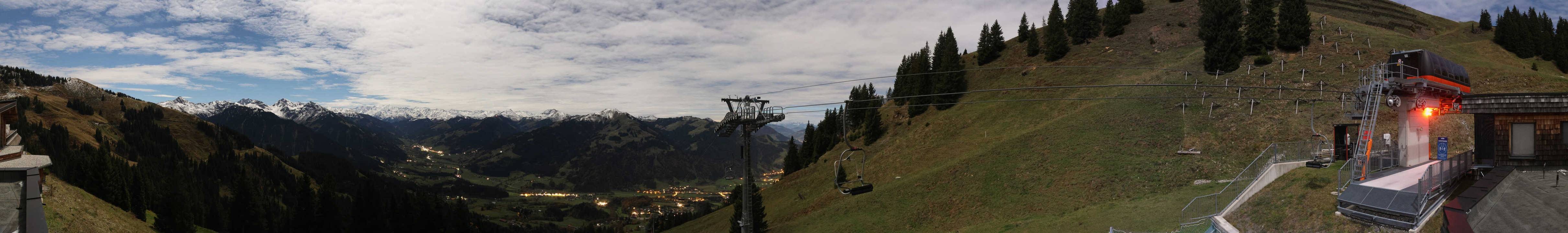 Archiv Foto Webcam Blick von der Bichlalm über Kitzbühel