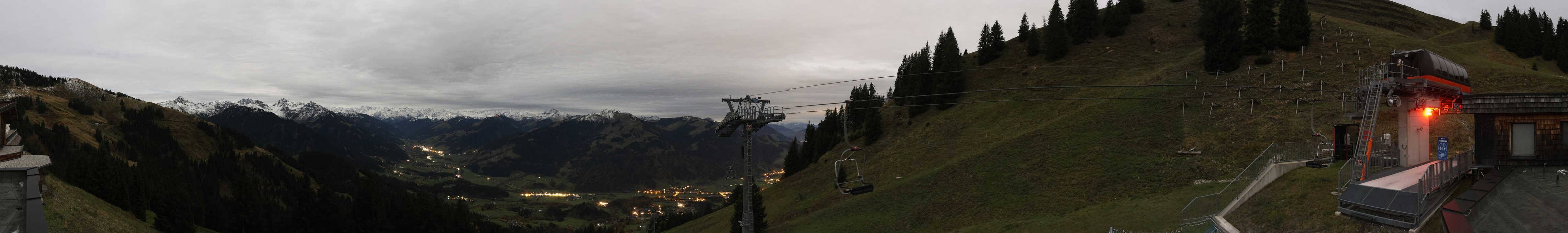 Archiv Foto Webcam Blick von der Bichlalm über Kitzbühel