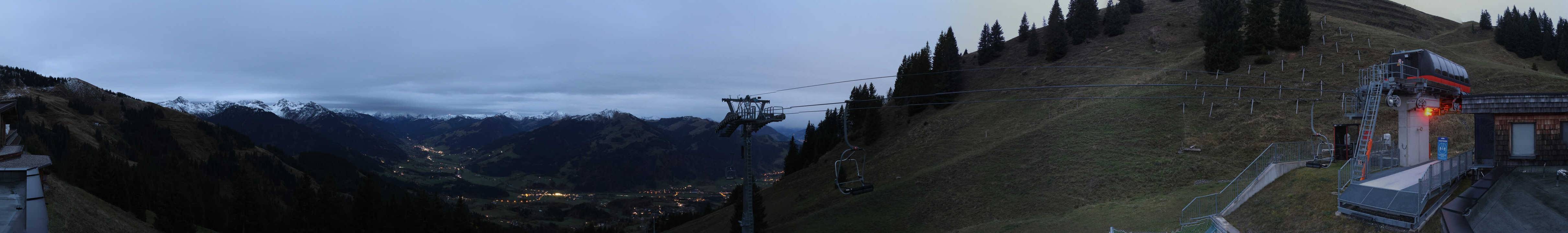 Archiv Foto Webcam Blick von der Bichlalm über Kitzbühel