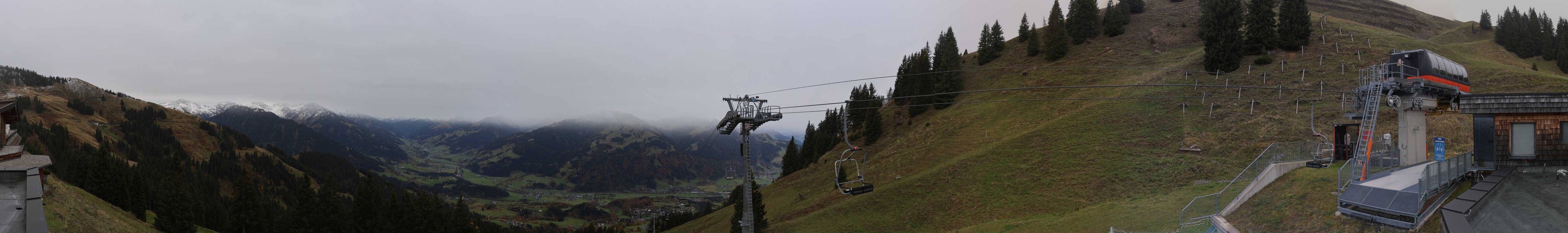 Archiv Foto Webcam Blick von der Bichlalm über Kitzbühel