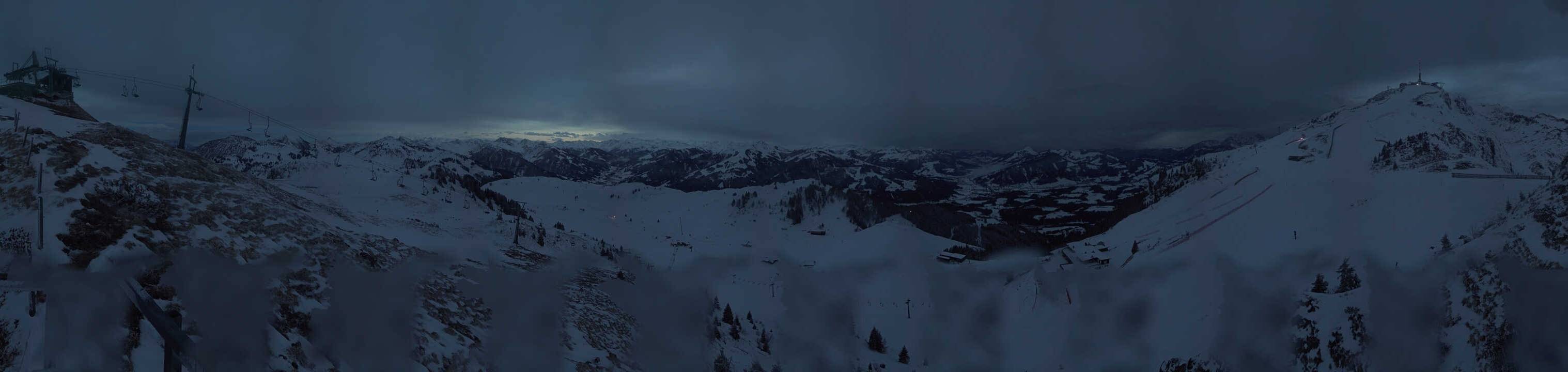 Archived image Webcam Kitzbüheler Hornköpfl - Tyrol