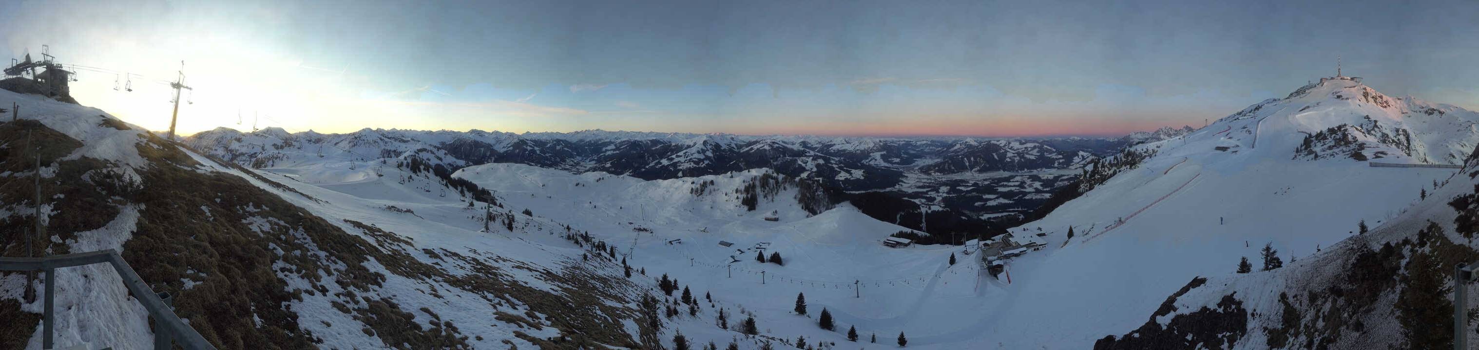 Archived image Webcam Kitzbüheler Hornköpfl - Tyrol