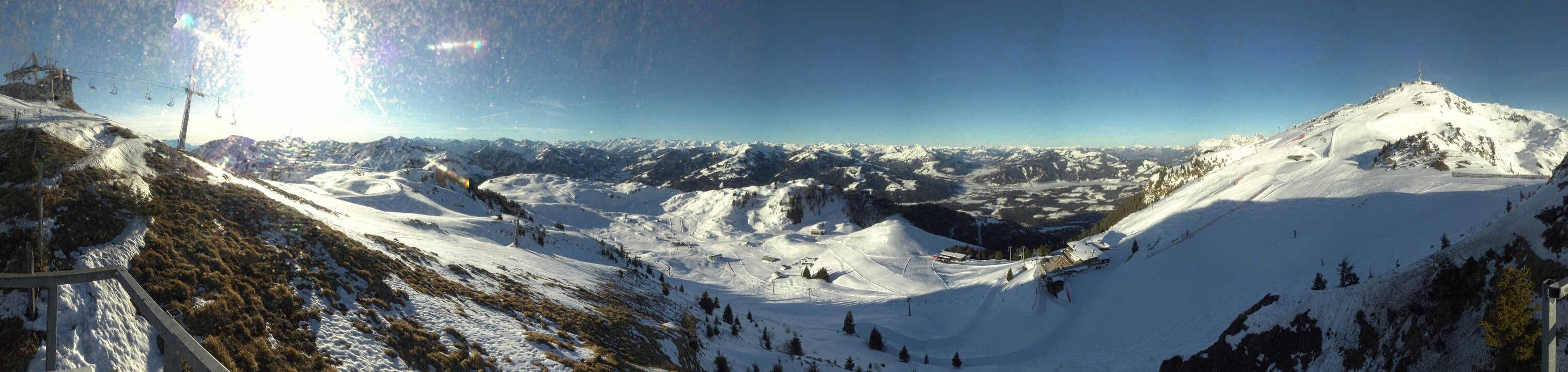 Archived image Webcam Kitzbüheler Hornköpfl - Tyrol