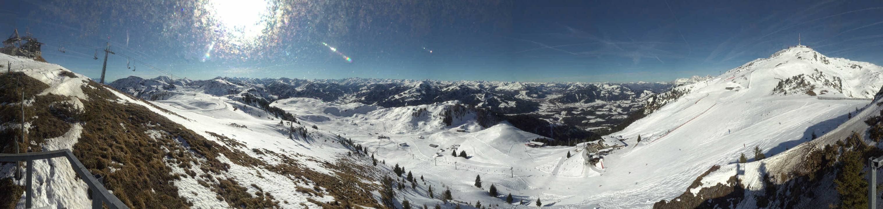 Archived image Webcam Kitzbüheler Hornköpfl - Tyrol