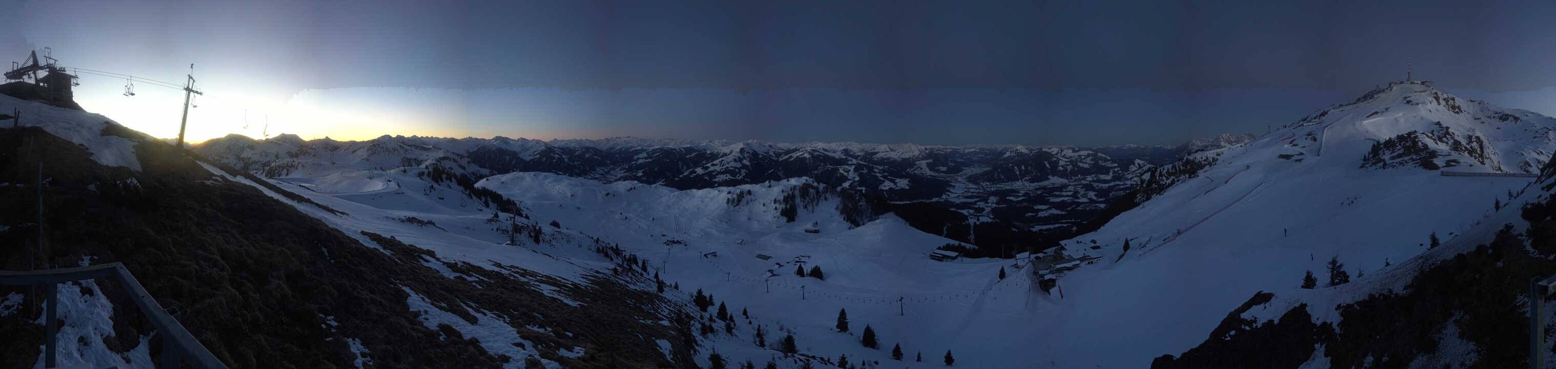 Archiv Foto Webcam Blick vom Kitzbüheler Hornköpfl