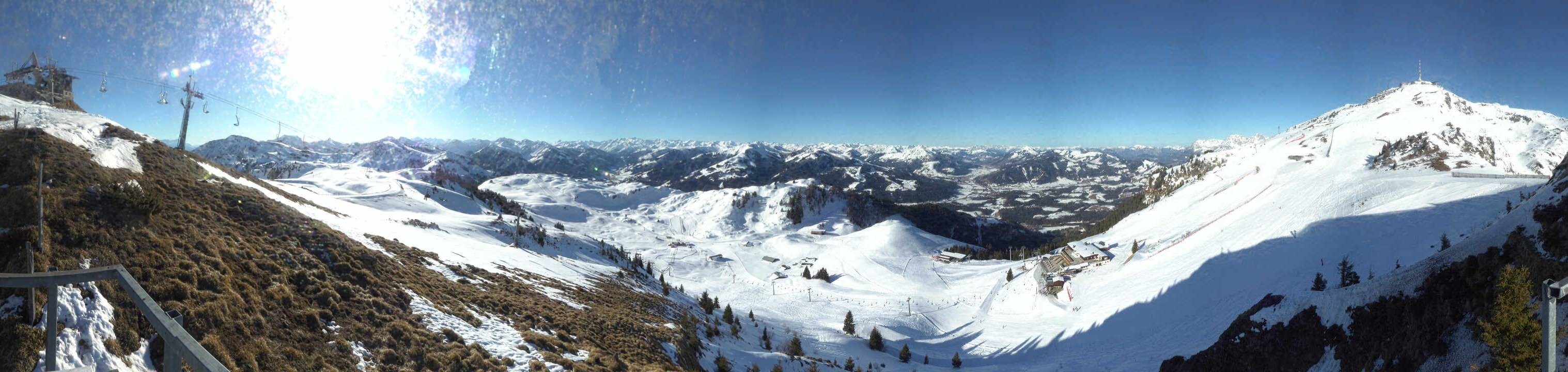 Archiv Foto Webcam Blick vom Kitzbüheler Hornköpfl