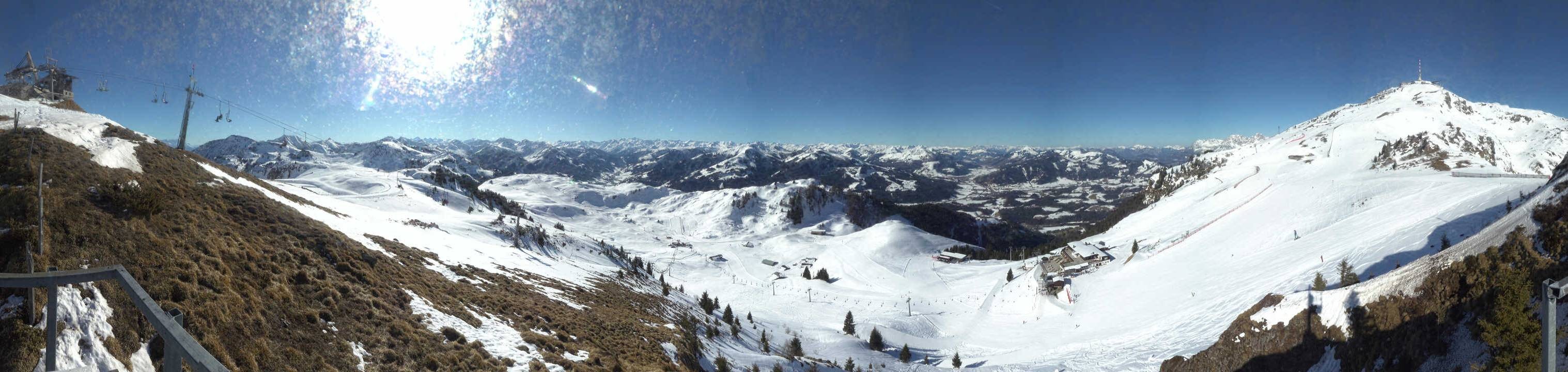 Archiv Foto Webcam Blick vom Kitzbüheler Hornköpfl