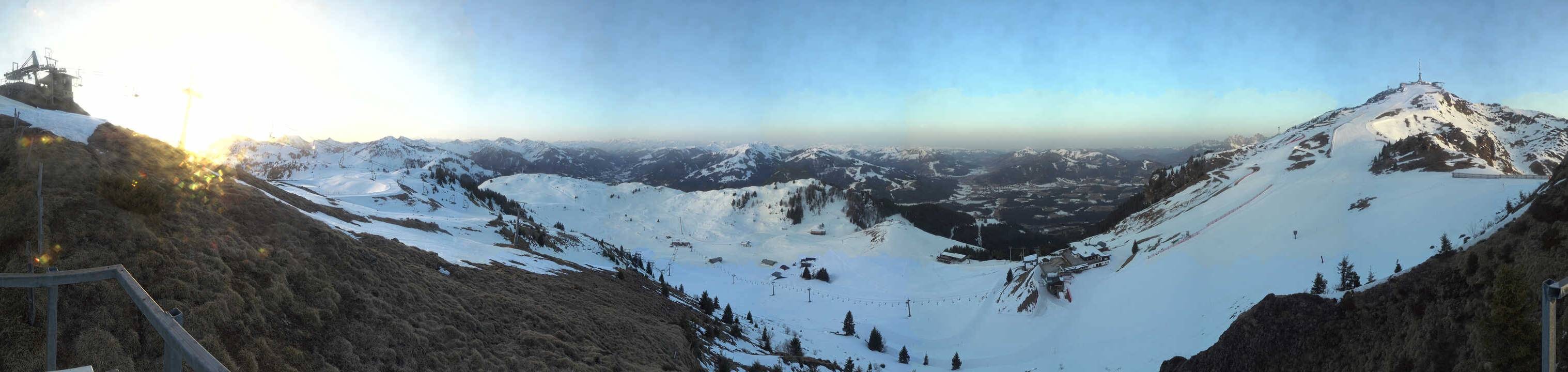 Archiv Foto Webcam Blick vom Kitzbüheler Hornköpfl