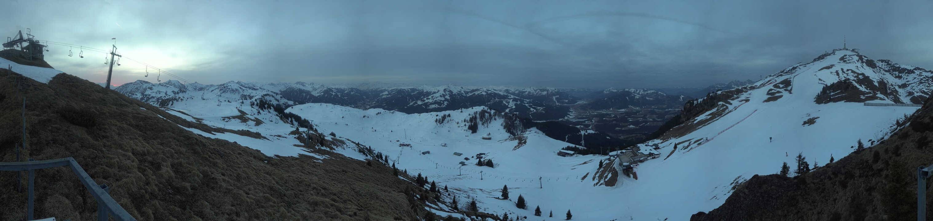 Archived image Webcam Kitzbüheler Hornköpfl - Tyrol