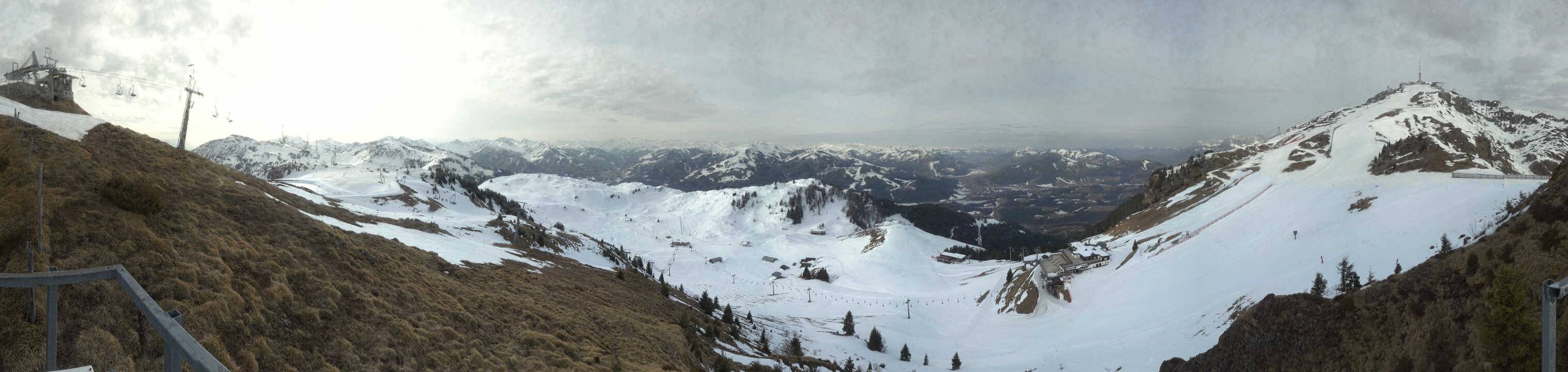 Archived image Webcam Kitzbüheler Hornköpfl - Tyrol