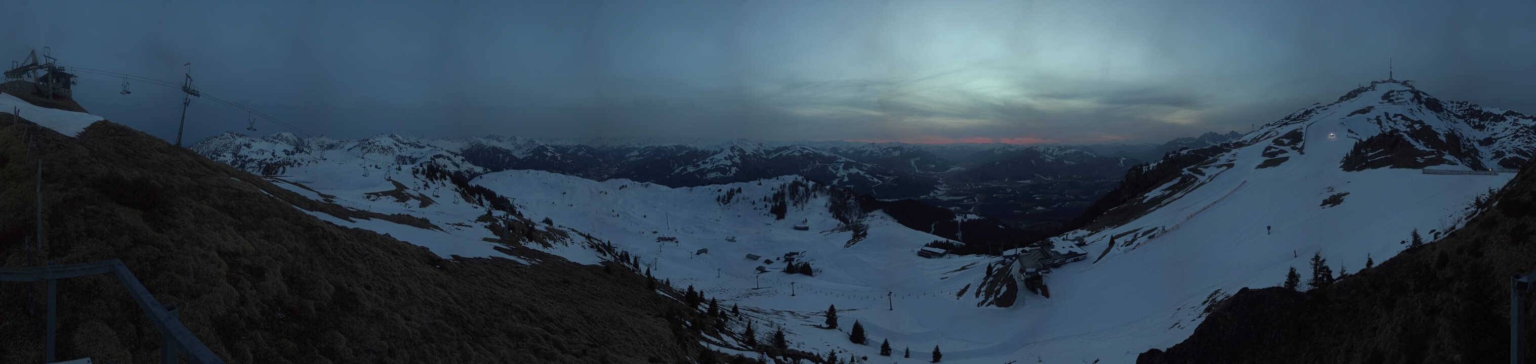 Archiv Foto Webcam Blick vom Kitzbüheler Hornköpfl