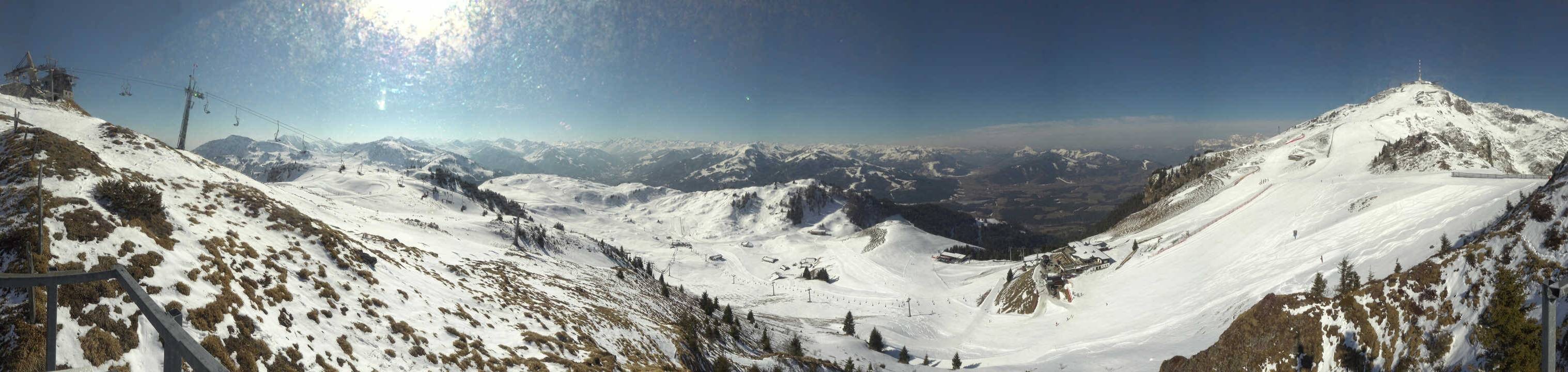 Archived image Webcam Kitzbüheler Hornköpfl - Tyrol