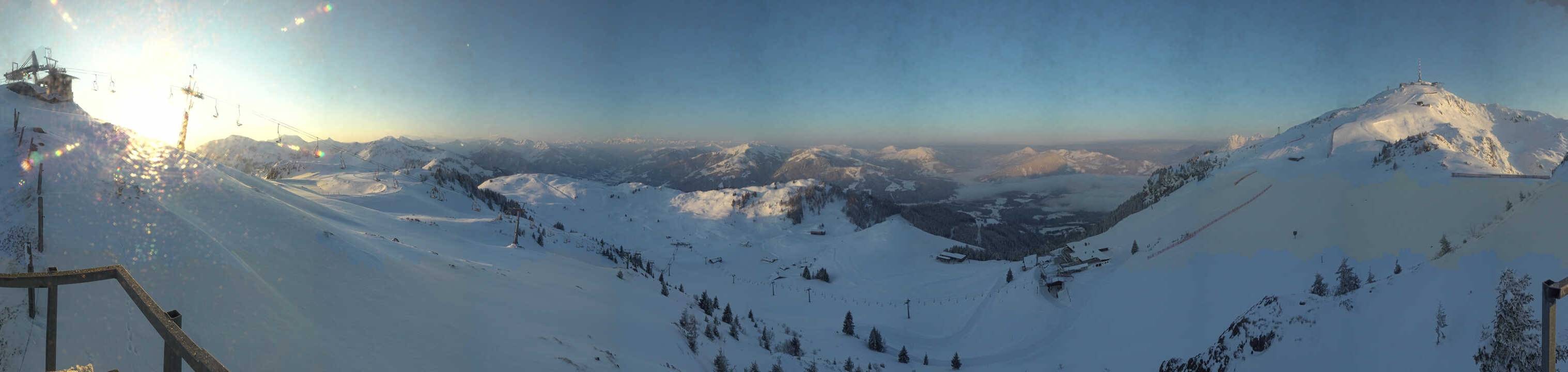Archiv Foto Webcam Blick vom Kitzbüheler Hornköpfl