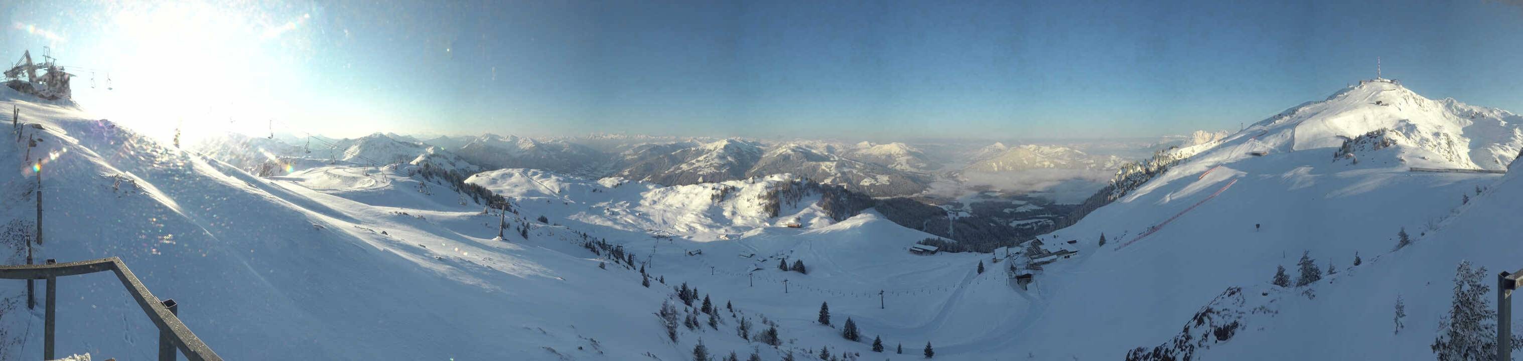 Archiv Foto Webcam Blick vom Kitzbüheler Hornköpfl