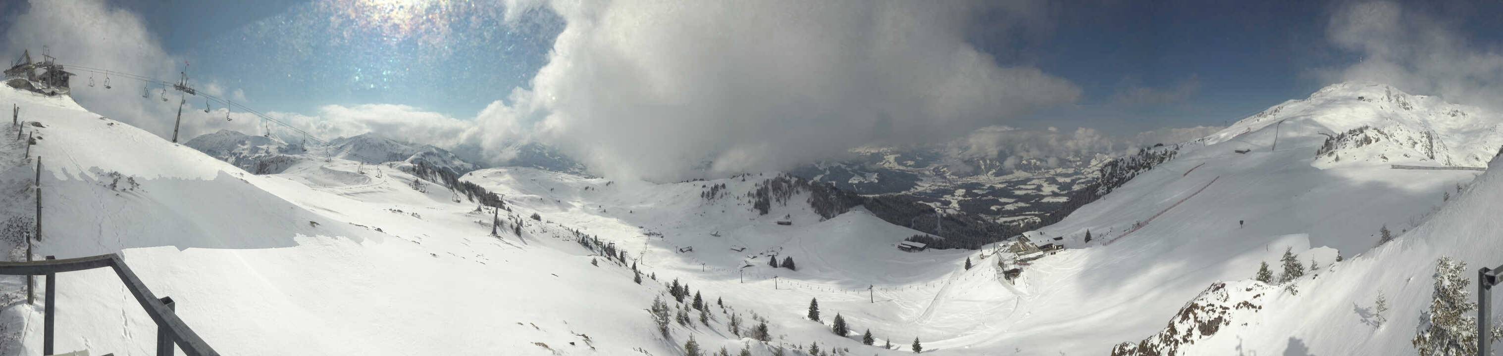 Archived image Webcam Kitzbüheler Hornköpfl - Tyrol