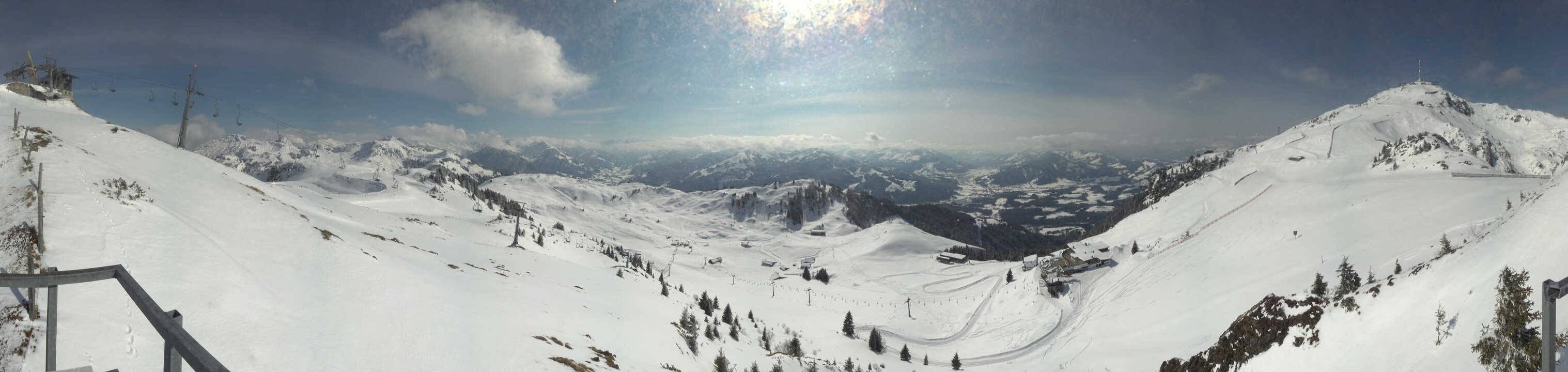 Archived image Webcam Kitzbüheler Hornköpfl - Tyrol